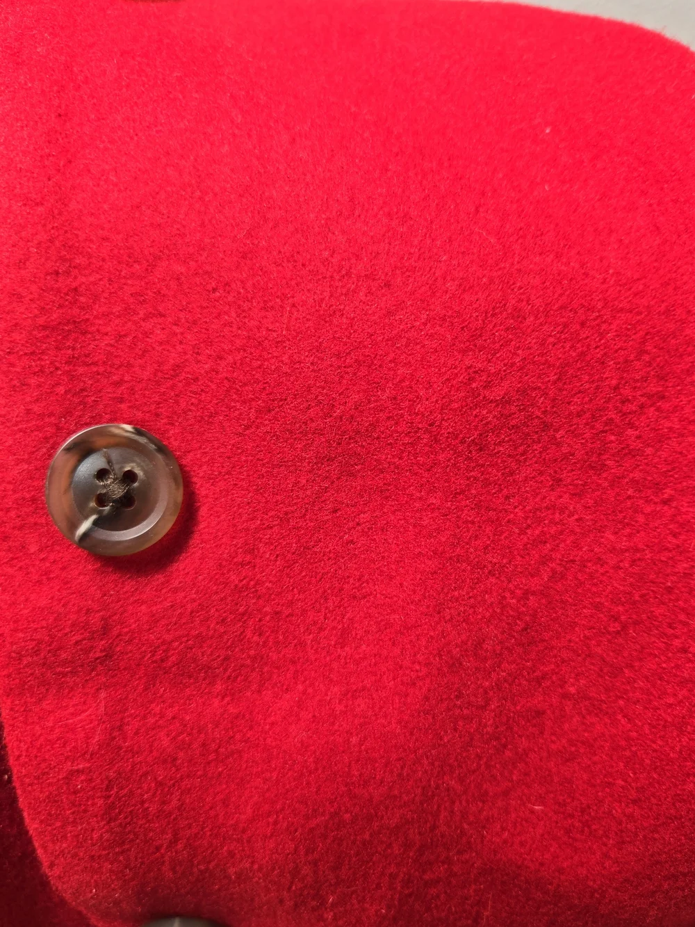 Old Navy Kids' Red Hooded Wool-Feel Coat